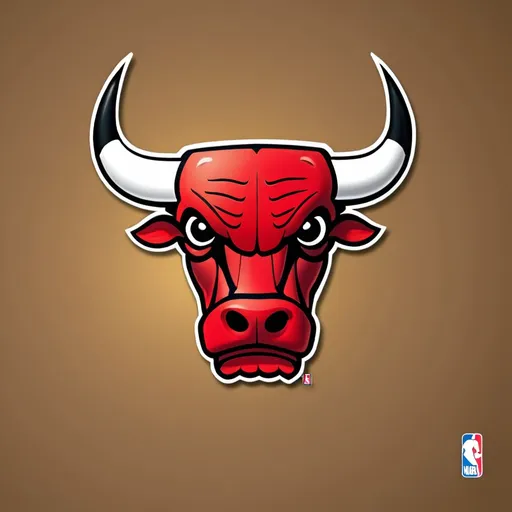 Prompt: NBA  chicago bulls logo 