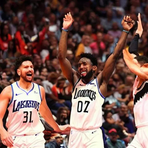 Prompt: lackers winning nba