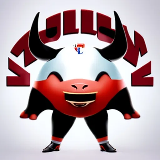 Prompt: NBA  chicago bulls logo 