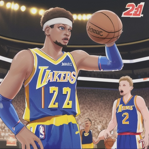 Prompt: nba2k22 game