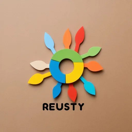 Prompt: Create a logo for this brand, ReuseToy is a contemporary toy brand of recycled sustainable toys made from plastics, woods, and fabrics that are typically discarded. This sustainable brand takes new and makes it old, as all its products are remade and offer children the chance to learn about creation through recycling, arts & crafts projects, and educational stimulation as to why sustainability is important—all while enjoying themselves and having the ability to play. ReuseToy hopes to diminish plastic waste and offer a practical toy that is more than a replica of an old-fashioned toy from typical plastic manufactured goods.