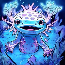 LifeOfLights Art — Axolotl slime for my new friendo @SweetAxolotl who