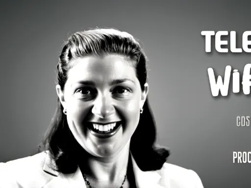 Prompt: Televangelist wife, happy, polished, professional 