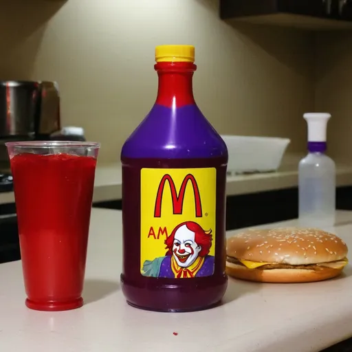 Prompt: ronald mcdonald potion at 3am (gone wrong)