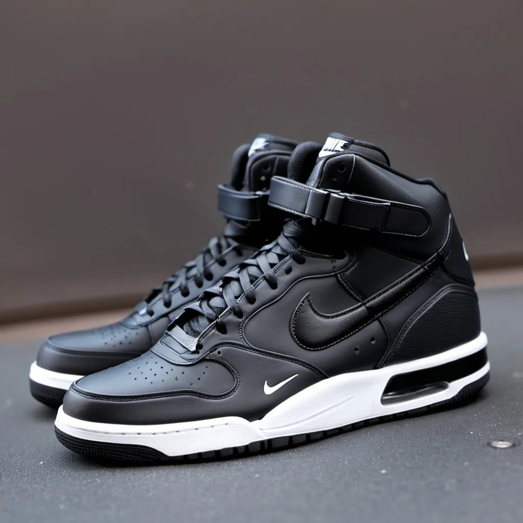 Prompt: Nike airman black carbon