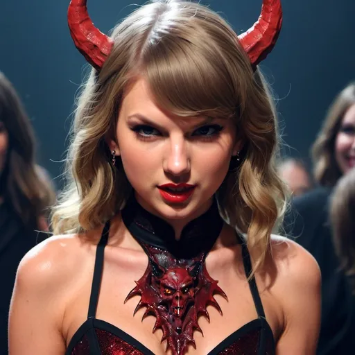 Prompt: Taylor Swift as a demon
