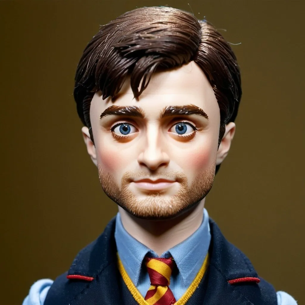 Prompt: Daniel Radcliffe as a doll