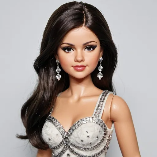 Prompt: Selena Gomez as a doll.