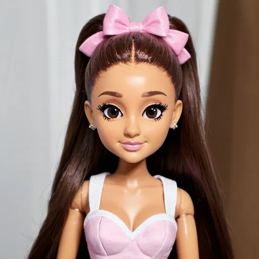 Prompt: Ariana Grande as a doll.