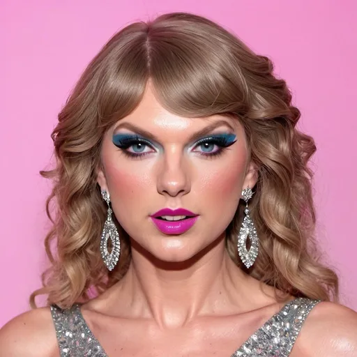 Prompt: Taylor Swift drag queen 