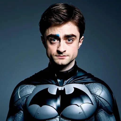 Prompt: Daniel Radcliffe as Batman