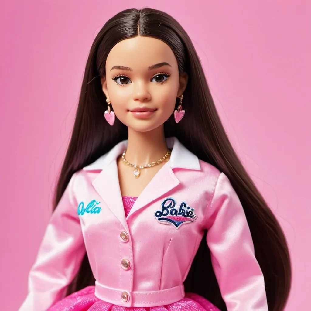 Prompt: Olivia Rodrigo as a Barbie doll 