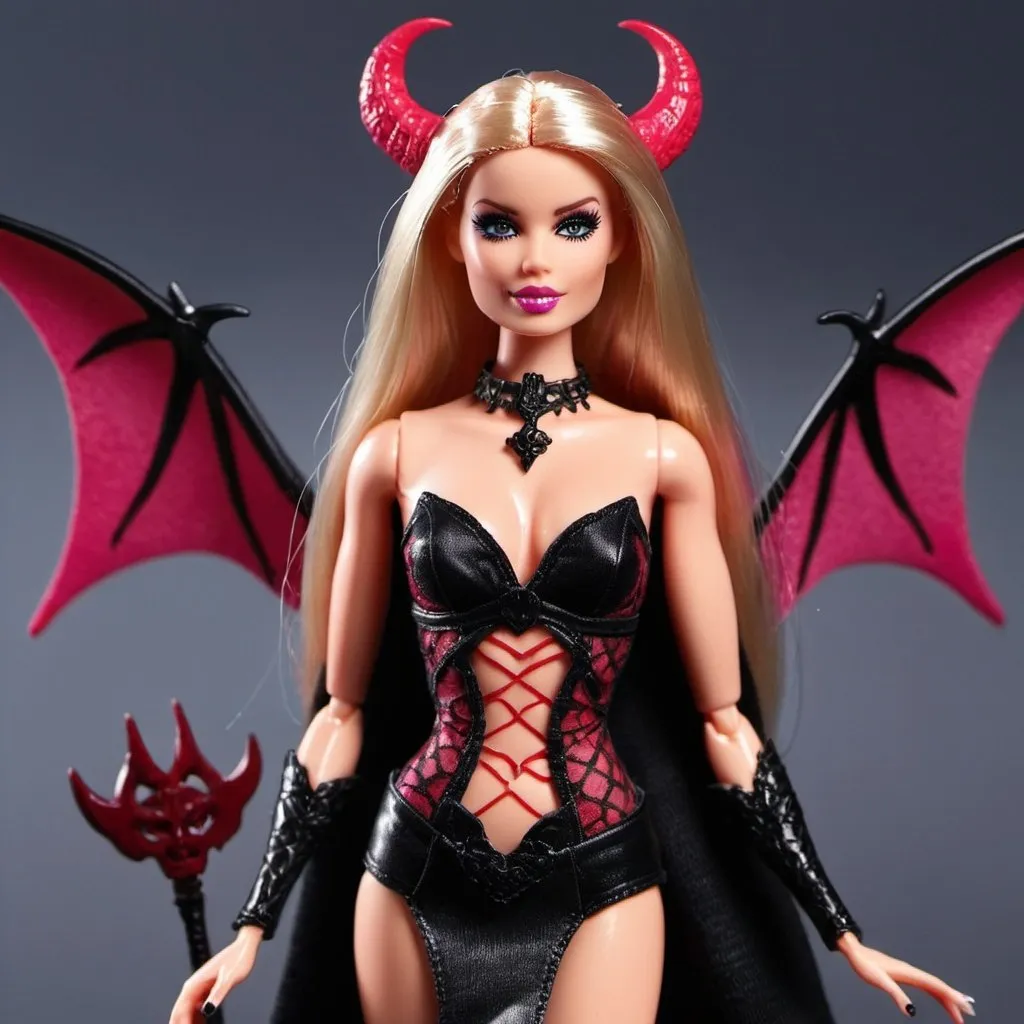 Prompt: succubus Barbie doll