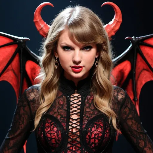 Prompt: Taylor Swift as a demon
