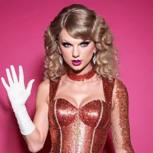 Prompt: Taylor Swift drag queen 