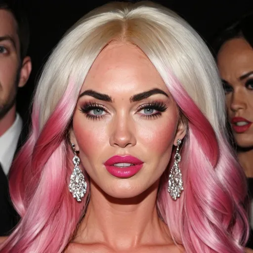 Prompt: Megan Fox as a drag queen