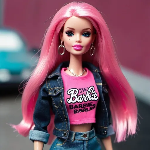 Prompt: Grunge Barbie doll