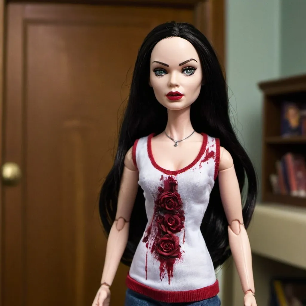 Prompt: Jennifer’s Body doll