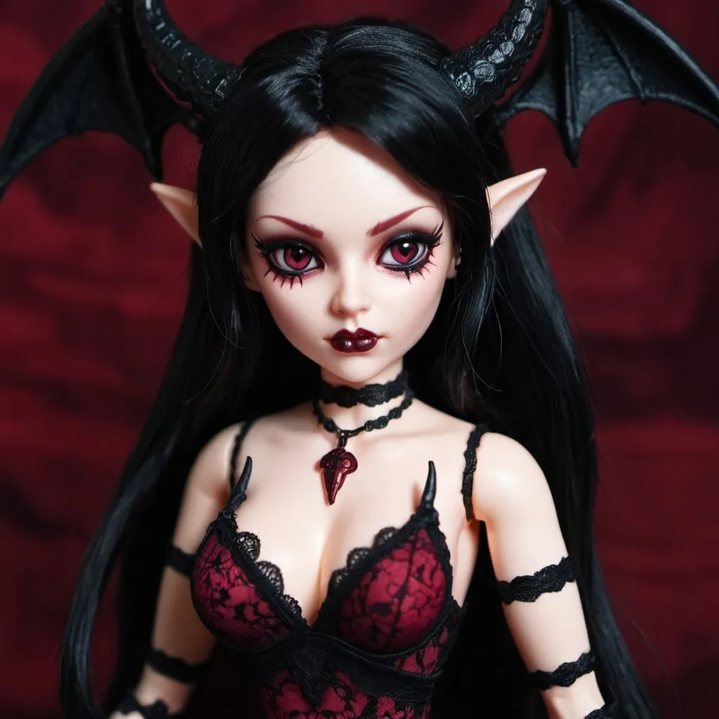 Prompt: succubus doll