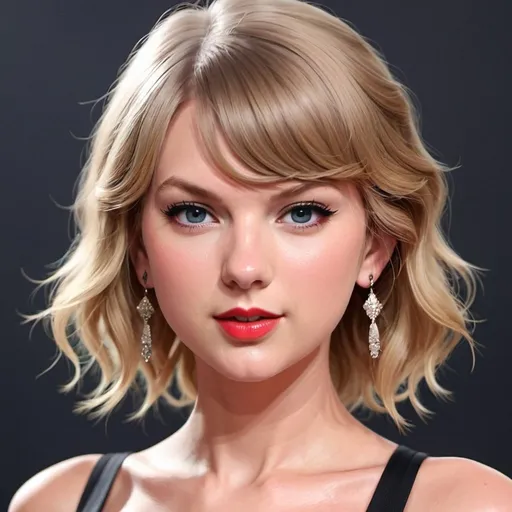 Prompt: Taylor Swift as an anime character 