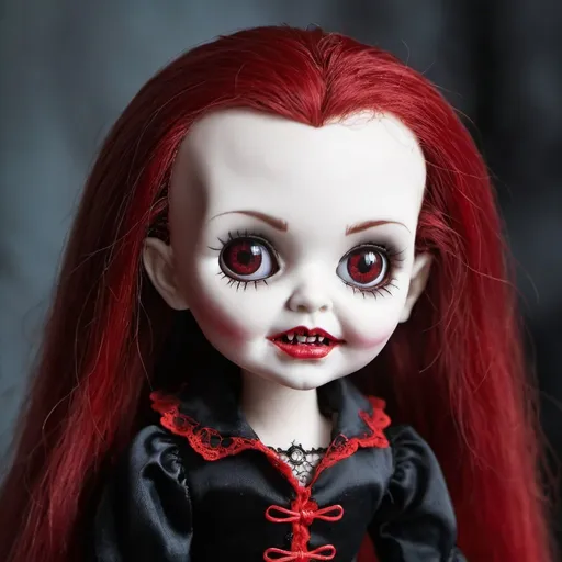 Prompt: A vampire doll