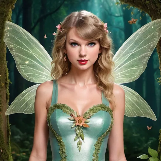 Prompt: Taylor Swift as a fairy