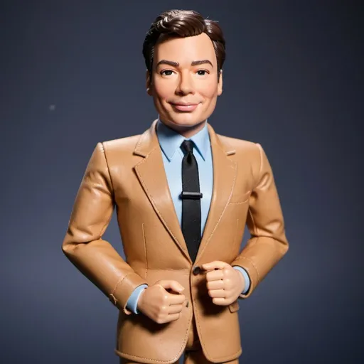 Prompt: Jimmy Fallon as a Ken doll.