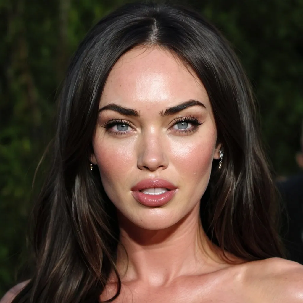 Prompt: Megan Fox as a werewolf