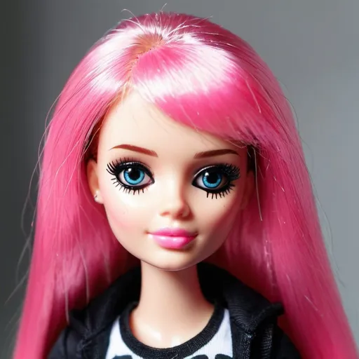 Prompt: Emo Barbie doll