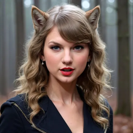 Prompt: Taylor Swift as a werewolf 