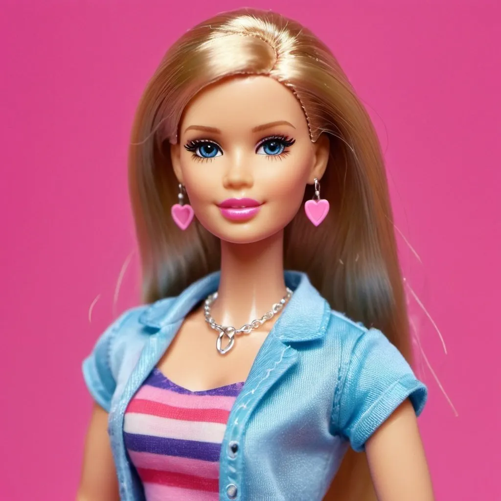 Prompt: A Barbie doll that is a lesbian.