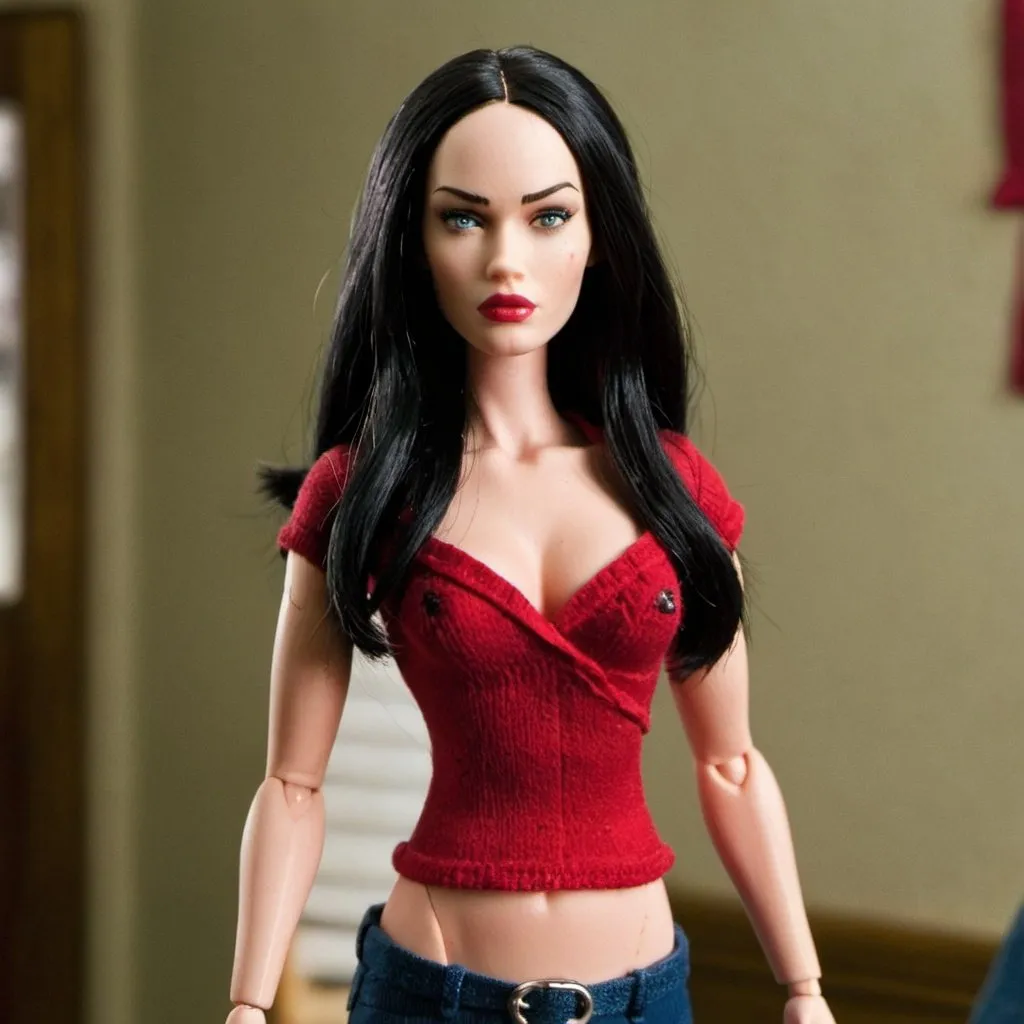 Prompt: Megan Fox in Jennifer’s Body doll