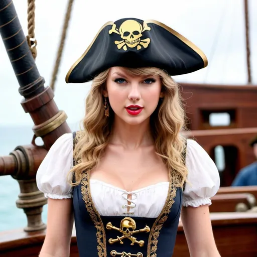 Prompt: Taylor Swift as a pirate