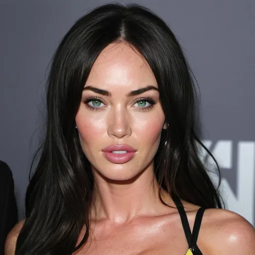 Prompt: Megan Fox as an alien