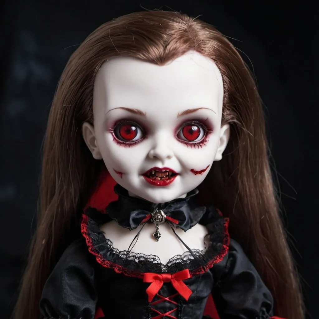 Prompt: A vampire doll
