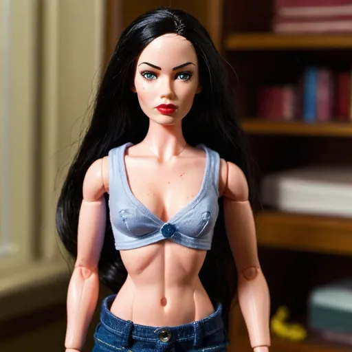 Prompt: Megan Fox Jennifer’s Body doll