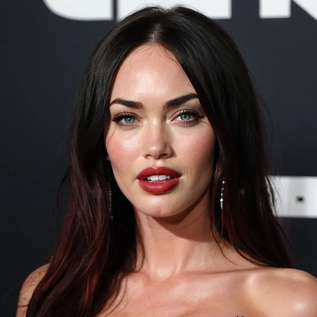 Prompt: Megan Fox as a vampire