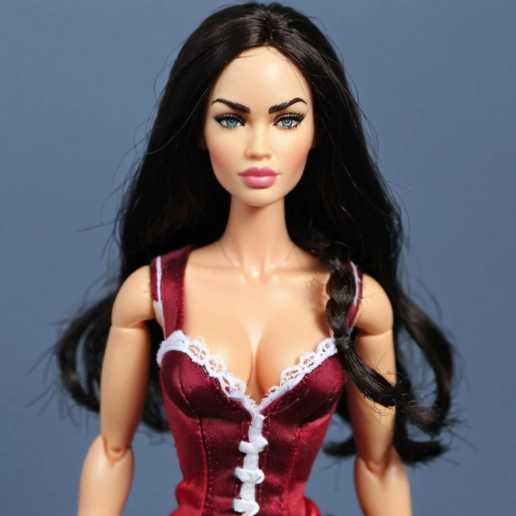 Prompt: Megan Fox doll