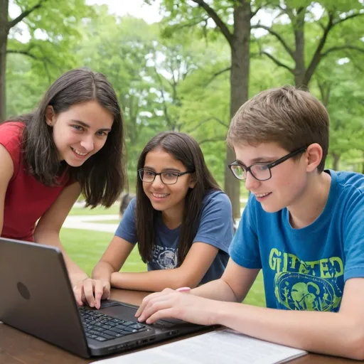 Prompt: Create an online ad for Summer Institute for the Gifted at Bryn College. SIG is a coed program for middle schoolers who live on campus for two weeks and take a variety of courses including STEM and the humanities.