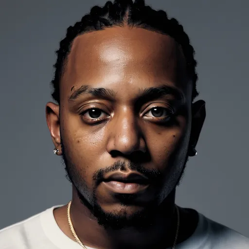 Prompt: make a realistic portrait natural lighting of Kendrick Lamar 