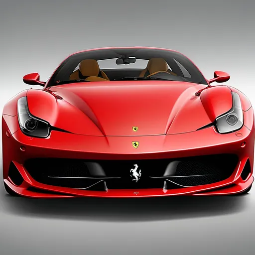 Prompt: Ferrari vermelha