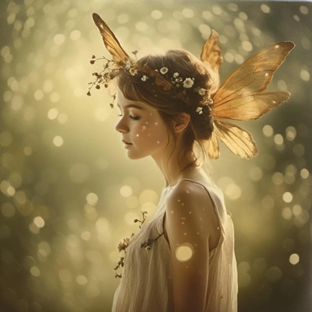 Prompt: <mymodel>
Photo of a human fairy  in the style of Paul Barson
