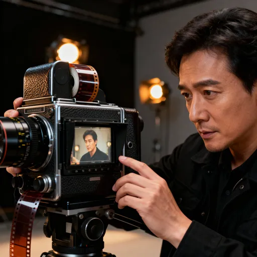 Prompt: please genrate for me a samll video  related to the camera as a director 