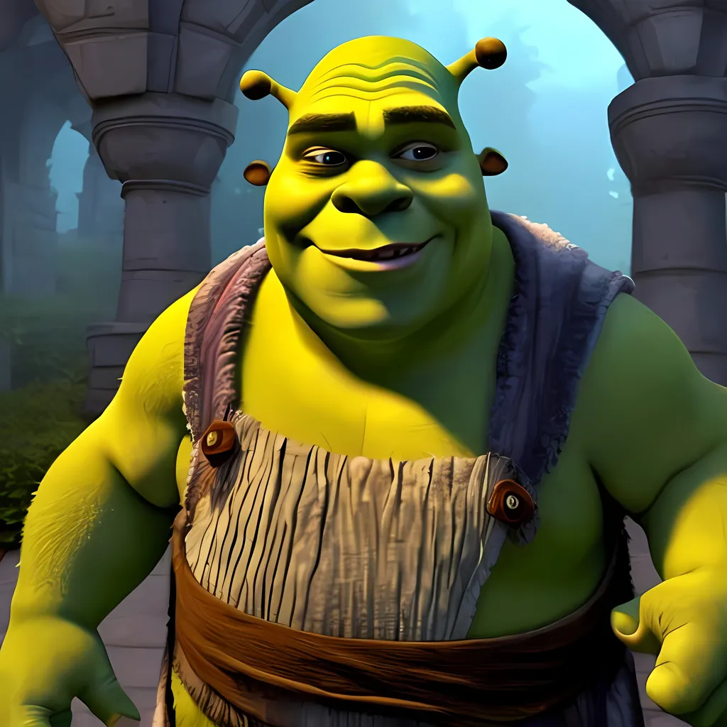 Prompt: Shrek