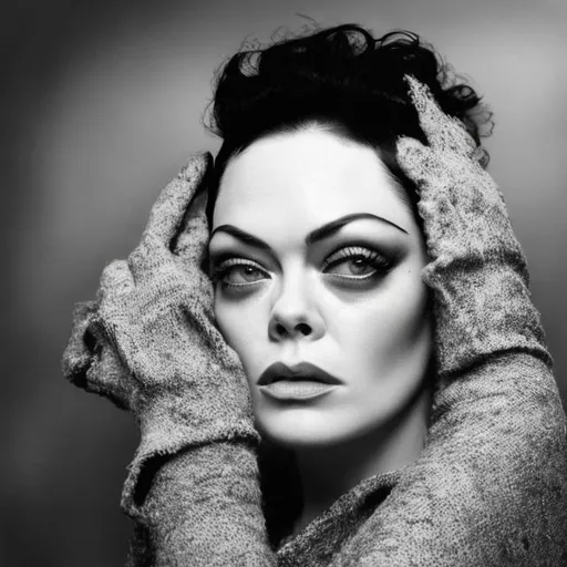 Prompt: Queen Rose McGowan in a vintage 90's high fashion photograph, realistic lighting, drugged haze, pills, edgy high fashion, 4k, high definition, sleepy eyes, fashion photography, detailed features, vintage, sleepy, pills, high-res, high-detail, fashion, 90's, vintage, edgy, realistic lighting, professional, artistic, stylish