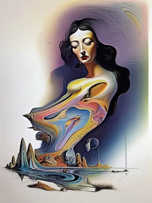 Prompt: Salvador Dalí style vision, surrealist, dreamlike, precise, melting