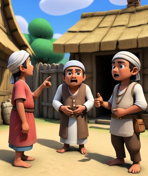 Prompt: Script: Truth Wins

Scene 1: The Village Square
(The village chief, old woman, and some villagers are gathered. Ali enters.)

Chief: (Worried) I have lost my gold ring! Has anyone seen it?

Villager 1: No, Chief. We will help you find it.

Villager 2: (Pointing at Ali) Maybe Ali took it! He is always near the chief’s house.

Ali: (Surprised) I did not take the ring! I always speak the truth.

Villager 3: Then prove it!


---

Scene 2: The Accusation
(Ali is taken to the chief’s house. The villagers murmur.)

Chief: Ali, did you steal my ring?

Ali: No, Chief. I swear I didn’t. The truth will come out.

(Suddenly, an old woman steps forward.)

Old Woman: (Firmly) I saw your servant pick up the ring from the ground.

Chief: (Shocked) Is this true?

Servant: (Nervous) Y-Yes, Chief. I am sorry! I was going to return it.


---

Scene 3: Truth Wins
(The villagers look ashamed. The chief turns to Ali.)

Chief: Ali, I am sorry for doubting you. You are truly honest.

Ali: (Smiling) Thank you, Chief. Truth always wins.

Chief: (To villagers) Let this be a lesson—never accuse someone without proof!

(The villagers cheer, and Ali walks away happily.)

[THE END]

