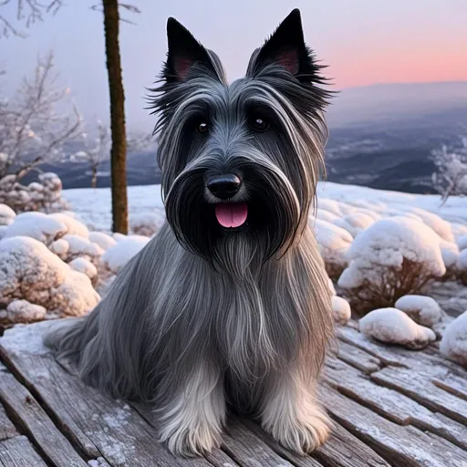 Prompt: <mymodel> a Skye Terrier dog