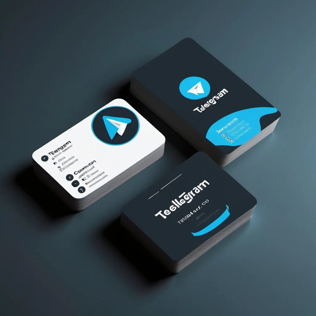 Prompt: Design a smart Telegram business card that is stylish and special and is different from other designs, without the need for registration.

