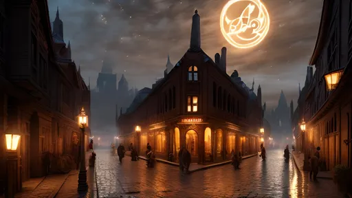 Prompt: a street backdrop made of brick, candles, buildings with highly ornate and detailed medieval architecture with no people, Dungeons and Dragons, Wizards of the coast, long shot, volumetric lighting, trending on artstation, beautiful, narrow, realistic 